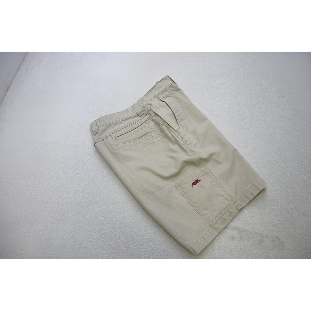 Mountain Khakis Carpenter Shorts Mens 34 Tan Relaxed Fit Cotton Utility Hiking